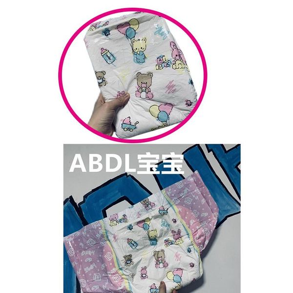 

baby ddlg diapers feeding bottle bear export big absorption cartoon player monolithic 600ml universal size cloth