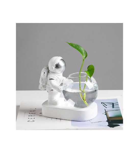 

vases decorative astronaut hydroponic vase lamp office home decoration miniature designs stylish