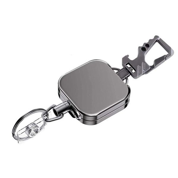 

hooks & rails office lanyard clip keychain name tag holder keyring id card key ring cord reel retract pull recoil badge
