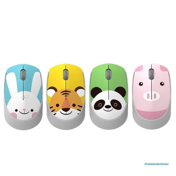 

mice wireless gaming w/ usb receiver colorful animal shaped for lapcomputer