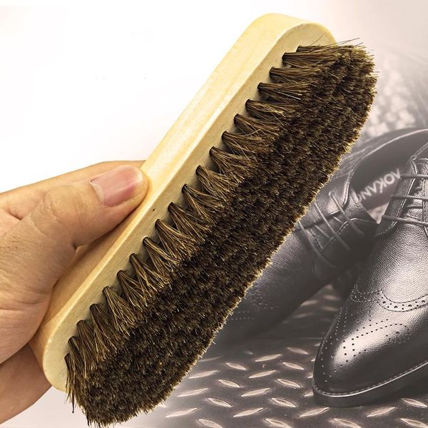

clothing & wardrobe storage long cleaning brush portable wooden horse hair bristle handle polish leather cloth sofa ok