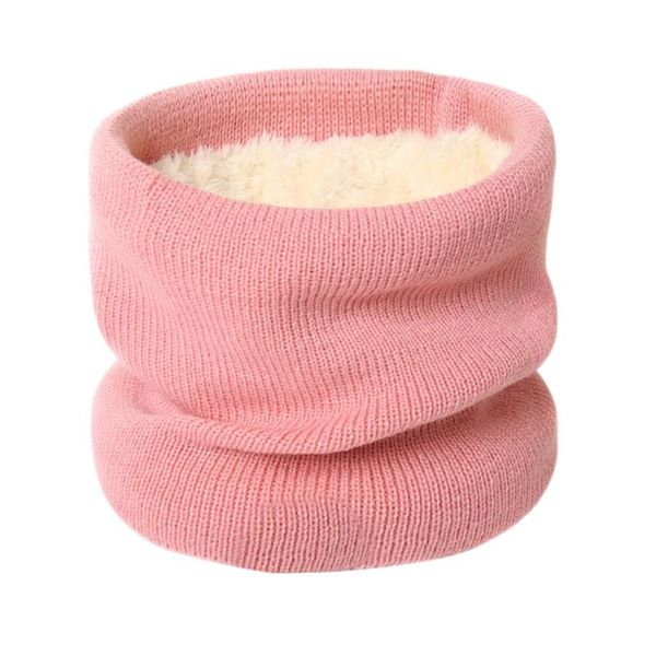

scarves neck scarf winter women men solid knitting collar thick warm velveted rings all match muffler, Blue;gray