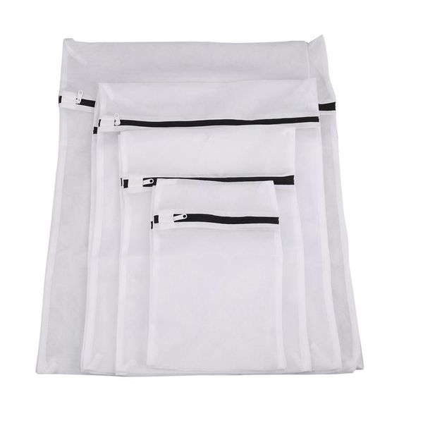 

laundry bags ad55 nets, 8 pcs. bag premium set with zipper cooking proof washing for machine