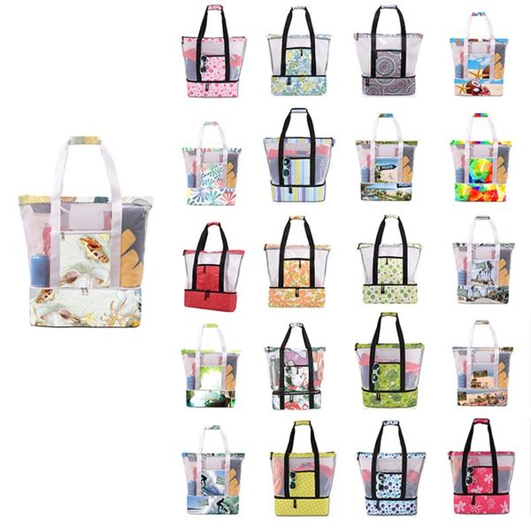 

storage bags outdoor play bag, multifunctional large capacity floral print handbag shoulder bag for lunch box umbrella