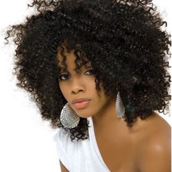 

temperature silk wig. small high black curls, Black;brown