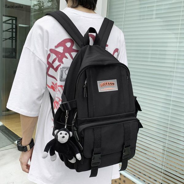 

backpack tooling large capacity men women's for girls harajuku schoolbag female high school college student male