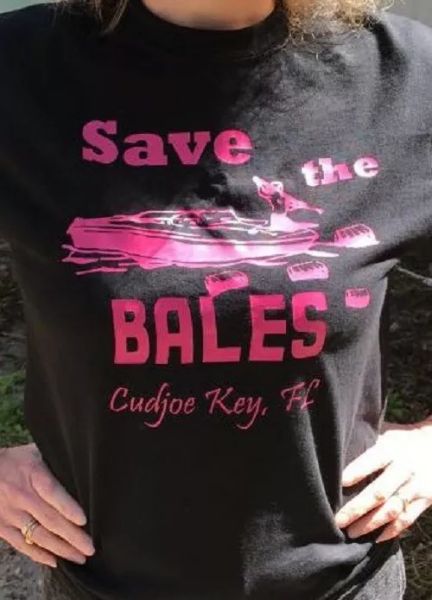 

cudjoe key florida save the bales keys key west t shirt tee beach weed, White;black