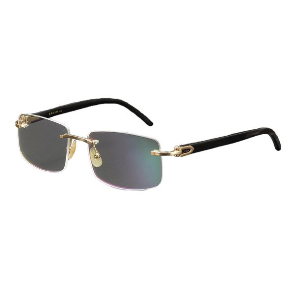 

fashion trend frameless polarized glasses sunscreen sunglasses metal luxury designer outdoor sports goggles, White;black