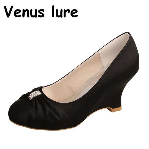 

dress shoes 23 colors mother of the bride wedge black party shoe closed toe