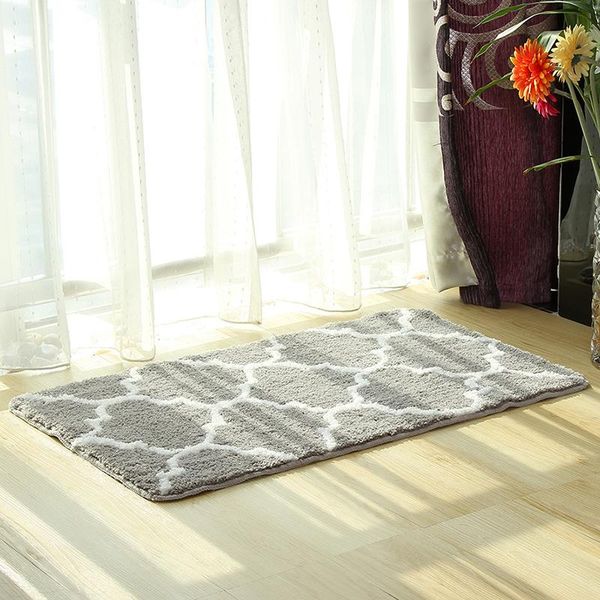 

cushion/decorative pillow fleece bathroom mat irregular geometry shape non-slip rug for bedroom nordic carpet kitchen absorbent washable
