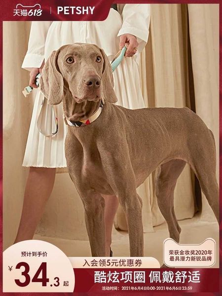 

petshy small medium and large doggie neck collar anti lekkeitedie traction rope pet products