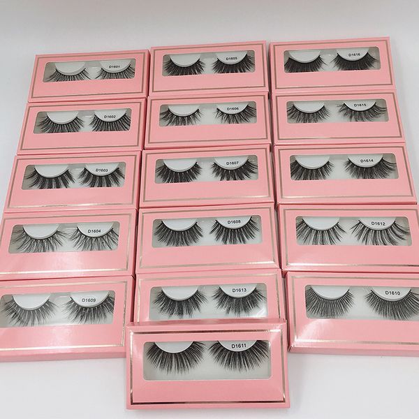 

mink false lashes soft natural thick fake eyelash extension beauty tools 16 styles 3d mink eyelashes vendor