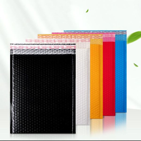 

gift wrap 10pcs color co-extruded film envelope bag advertising bubble packaging transport pouch clothes bags