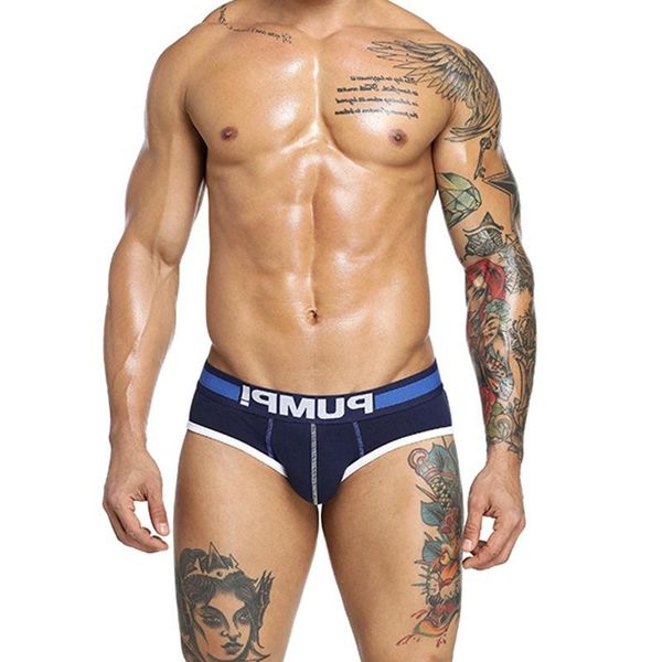 

underpants comfortable cotton man's underwear briefs men's slips man gay lingerie, Black;white