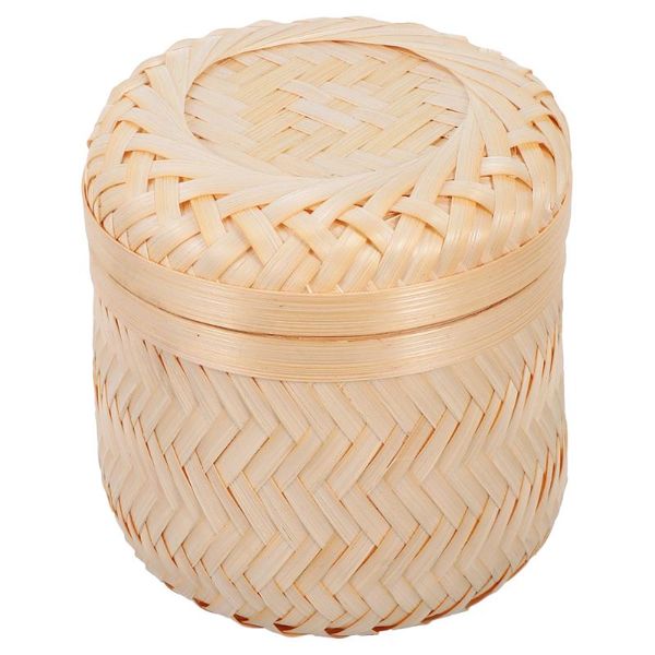 

gift wrap 1 pc storage box mini case packaging with lid (light yellow)