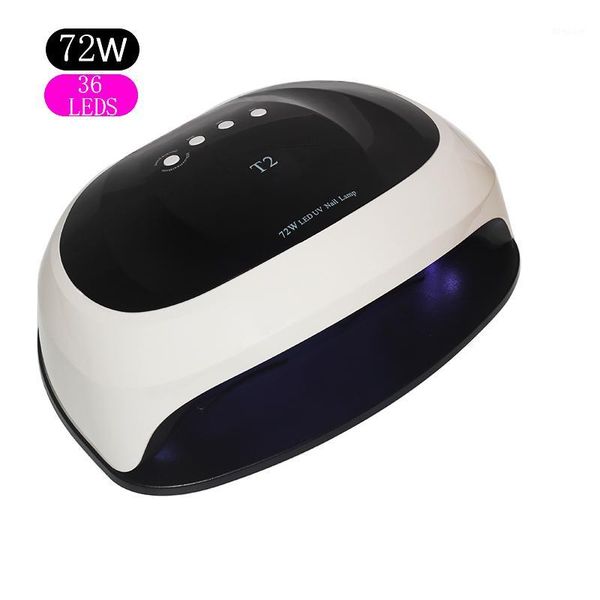 

nail lamp 72w uv led dryer manicure tool machine gel polish automatic sensor1