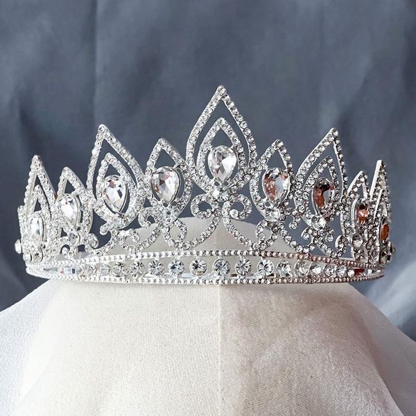 

hair clips & barrettes jeweled crowns beautiful headpiece wedding crown tiaras accessories for prom birthday costume party ll@17, Golden;silver