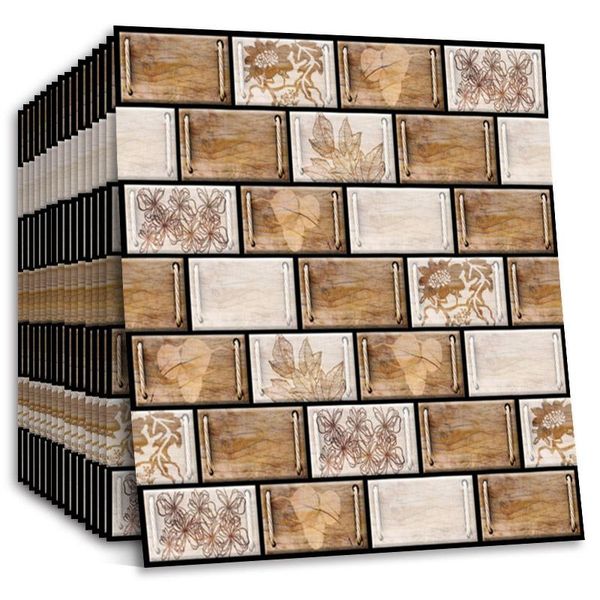 

wallpapers wood and flower plank wallpaper stick peel contact paper self adhesive removable rustic vintage repair wall cladding brick 3d