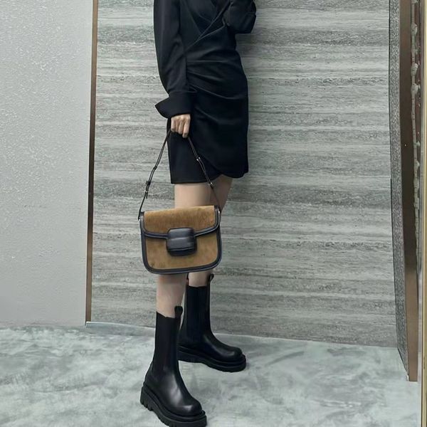 

fashion shoulder bags luxury crossbody bag designer wallet totes cross body striped suede high-end genuine leather size 25 18 8 cm with orig