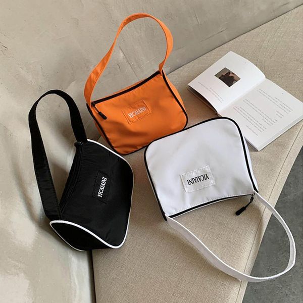 

evening bags casual clutch for women retro nylon handbag small hand purse fashion mini shoulder bag female vintage armpit waterproof