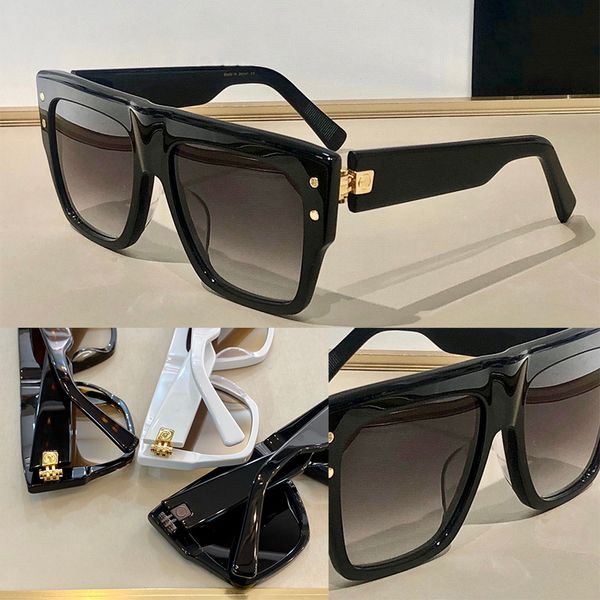 

sunglasses for men and women summer style 100 anti-ultraviolet retro plate full frame fashion eyeglasses random box, White;black