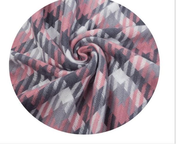 

chihuage scarf winter warm women's versatile plaid scarves, Blue;gray