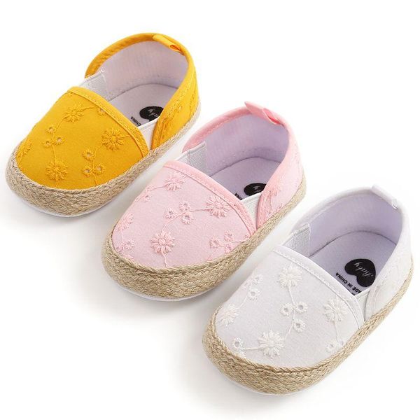 

first walkers embroidery toddlers baby cotton shoes cute infant soft bottom anti-slip
