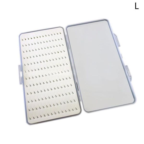 

fishing accessories sf slim clear easy grip foam plastic box holds 168 flies