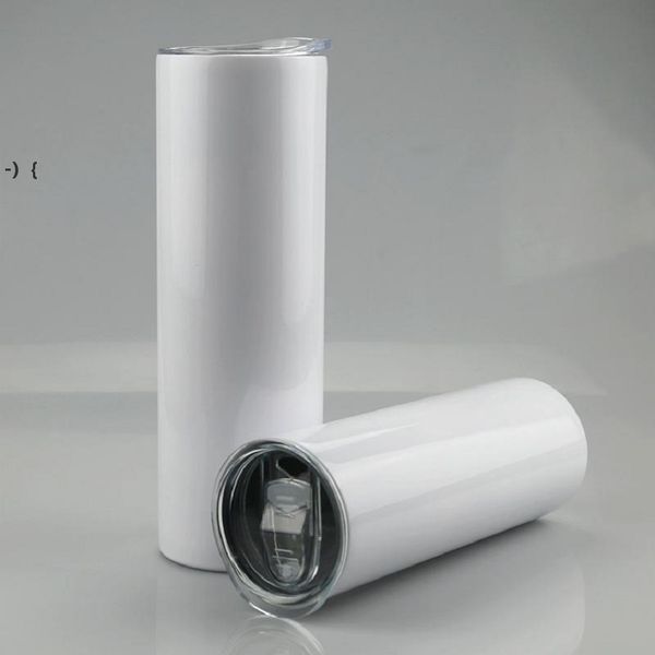 

15oz 20oz 30oz sublimation straight skinny tumbler 15oz 20oz 30oz stainless steel blank white skinny cup with lid straw sea ship rre9501