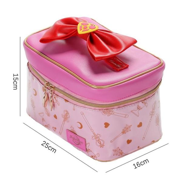 

ladies cosmetic bag pu leather portable storage large capacity handbag jewelry box 2021 bags & cases