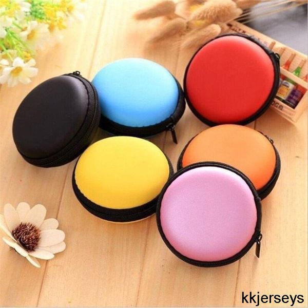 

mini zipper earphone box protective usb cable organizer spinner storage bags headphone case pu earbuds pouch homeware wq615-wll