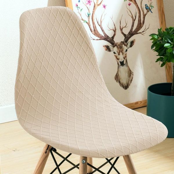 

chair covers seat cover lattice eames washable removable armless shell banquet home el slipcover case