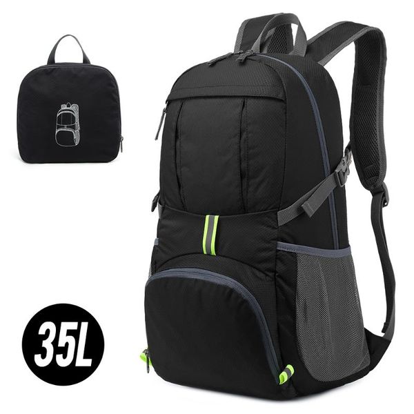 

lightweight folding backpack travel pack sports bag outdoor climbing mountaineering hiking traveling camping bags