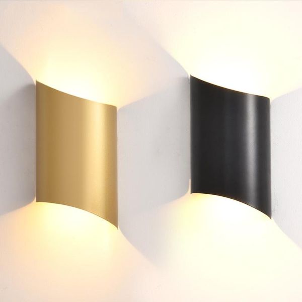 

wall lamp 14w modern led double head curved curling hall bedroom corridor toilet bathroom reading