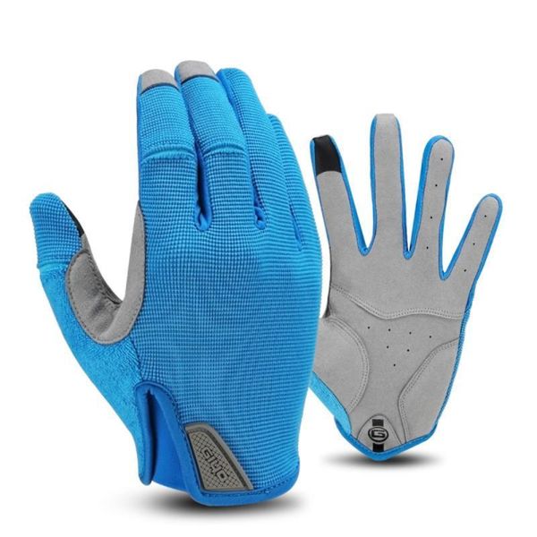 

ski gloves touch screen long full fingers gel sports skiing cycling mtb finger bike for bicycle male women accessories