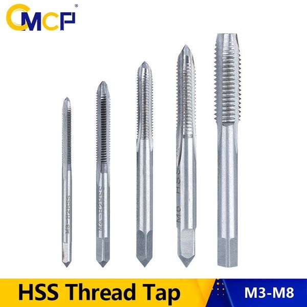 

thread tap m3 m4 m5 m6 m8 metal screw hole drill 5pcs metric mini bit hand tools