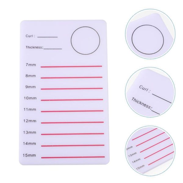 

false eyelashes eyelash extension holder acrylic pallet tray tool for home salon