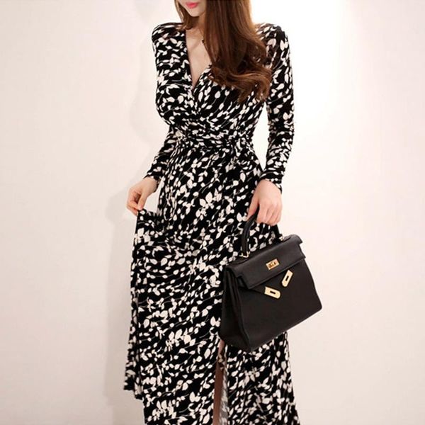 

casual dresses fashion arrival women v-neck slim asymmetrical style elegant temperament comfortable girls fresh party formal dress, Black;gray