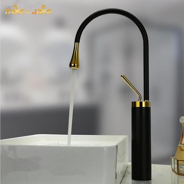 

bathroom sink faucets faucet single lever 360 rotating rose gold brass mixer tap kitchen basin water black