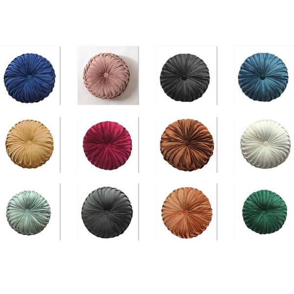 

round chair cushion pp cotton pumpkin cushion, used for terrace family car office floor plug-in filling memory foam cushion/decorative pillo