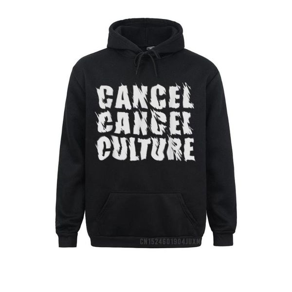 

men's hoodies & sweatshirts cancel culture political speech hooded men long sleeve normal mens hoods, Black