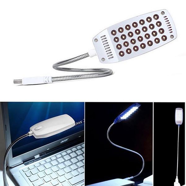 

book lights 28led reading light 5v usb powered lamp mini flexible portable study with switch for power bank lappc computer