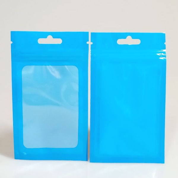 Venda Por Atacado Vazio Frente Saco Transparente Alimentos Plásticos Sacos Bolsas Translúcidas Para Celular Caso 6 * 10cm a 18 * 26cm