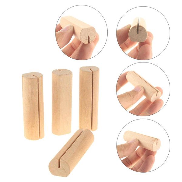 

greeting cards 40pcs business holder wood memo clips po picture clamps stand