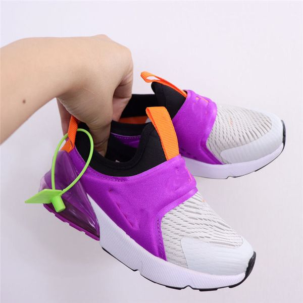 

2021 lace-design makes it easier for children put on and take off back heel cushion to reduce the pressure during running, 270 very good out, Black