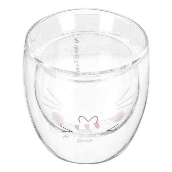 

mugs 1pc double-deck drinking cup coffee glass stylish chic water