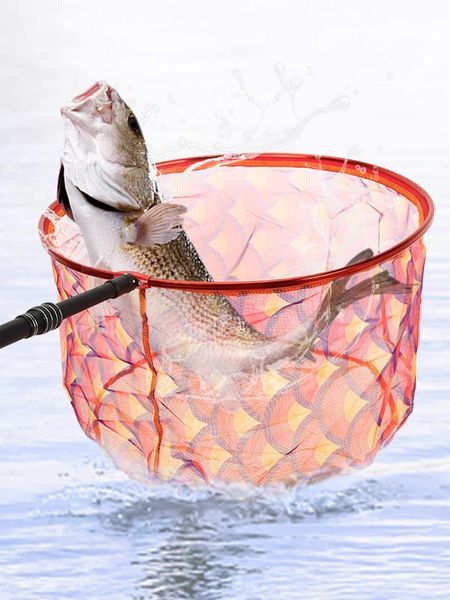 

fishing accessories net outdoor entertainmen practical dip universal interface folding fish shrimp mesh cage tackle tool