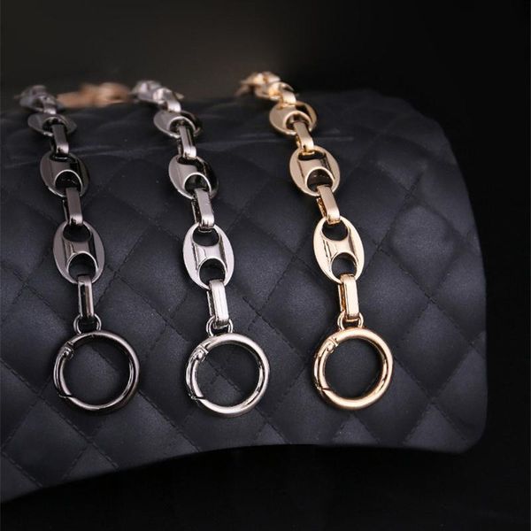 

bag parts & accessories 65cm short convenient metal purse chain strap handle replacement handbag shoulder gold/silver/black