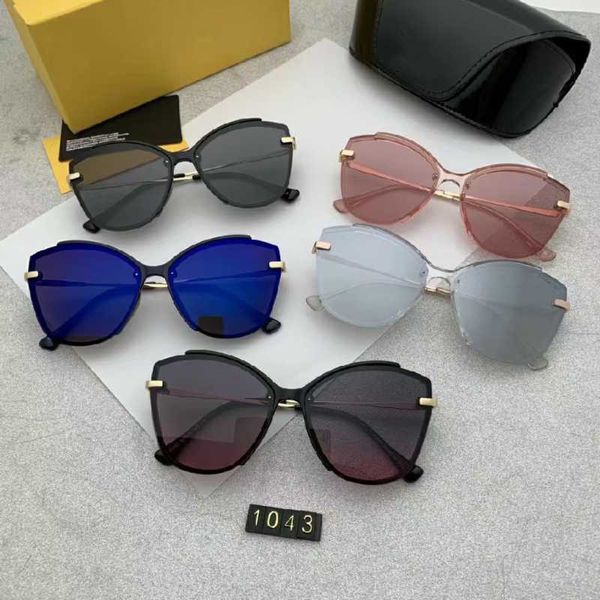 

sunglasses f1043 2021 est luxury f polarized for women lady fashion eyewear uv400 quality, White;black