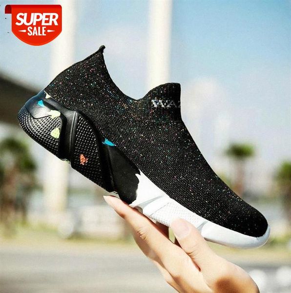 

fashion couple camouflage socks casual shoes schoenen vrouw flying weaving sneakers woman breathable soft vulcanized #nt51